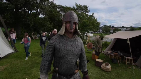 Vikingene inntar møllebuktå