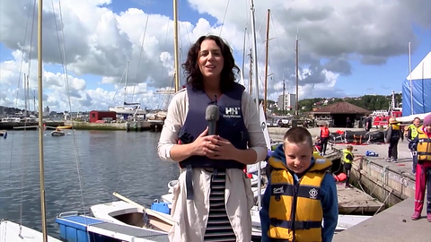 Sjøspeiderne nyter dagene i Gandsfjorden