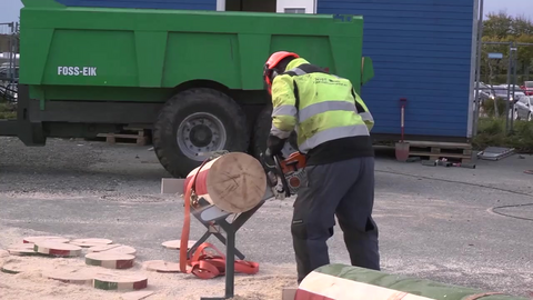 Så flisene fyker på Nærbø