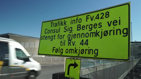 Midlertidig stengt vei i Hillevåg skal stenges permanent