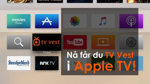 TV Vest i Apple TV!