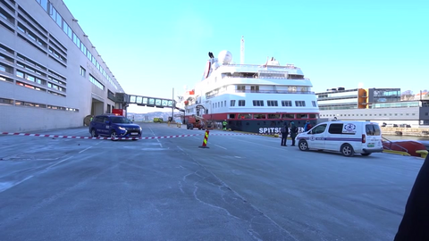 Hurtigruten får landstrøm