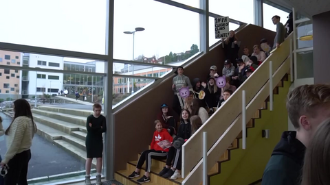 Glitter og glamour på Kleppestø Ungdomsskole