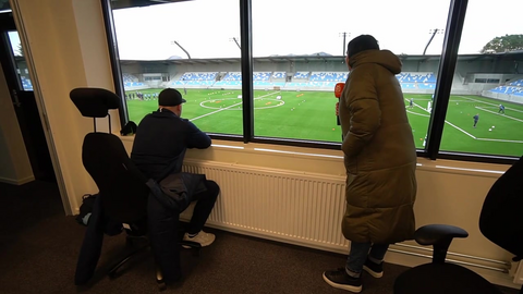 Første dag på jobb i Øster Hus Arena