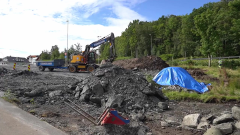 Nå kommer bussveien mellom Gausel og Diagonalen