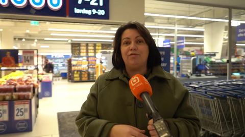 Munnbindbruk på butikken