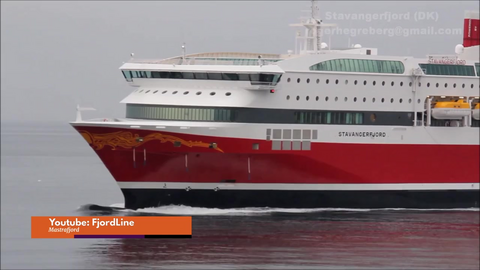 FjordLine med midlertidig drivstofftillegg