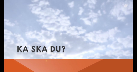 Ka ska du i helgå?