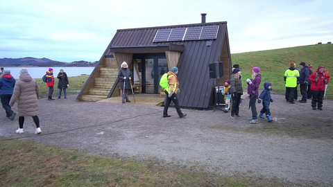 Dagsturhytte på Hundvåg - Her kan vi leke med dopapir! 