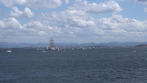 Tall Ships Race vender skuta mot Stavanger