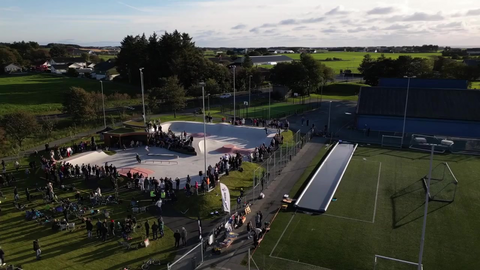 Folkefest når rulleparken på Orre åpnet