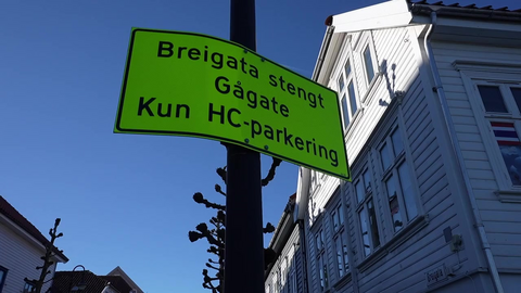 - Gågaten skaper trafikkaos